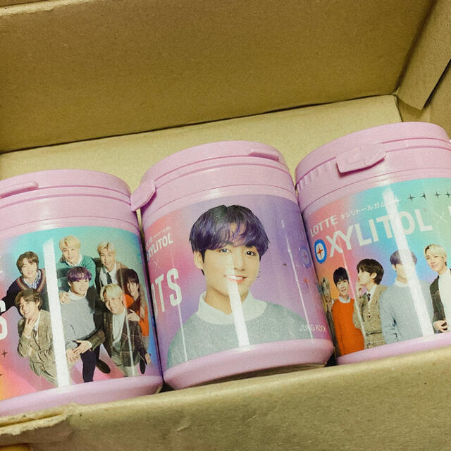 キシリトールガム BTS 3個セットの通販 by kana|ラクマ