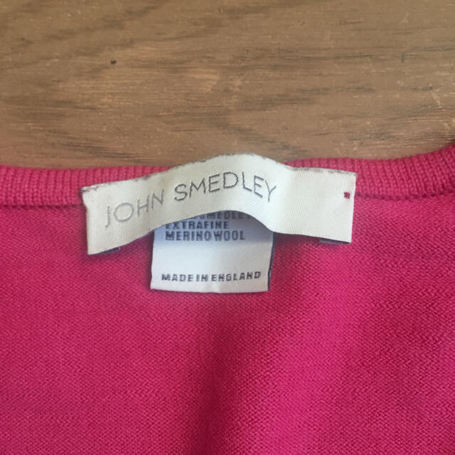 JOHN SMEDLEY(ジョンスメドレー)のJOHN SMEDLEY  半袖Vニット レディースのトップス(ニット/セーター)の商品写真