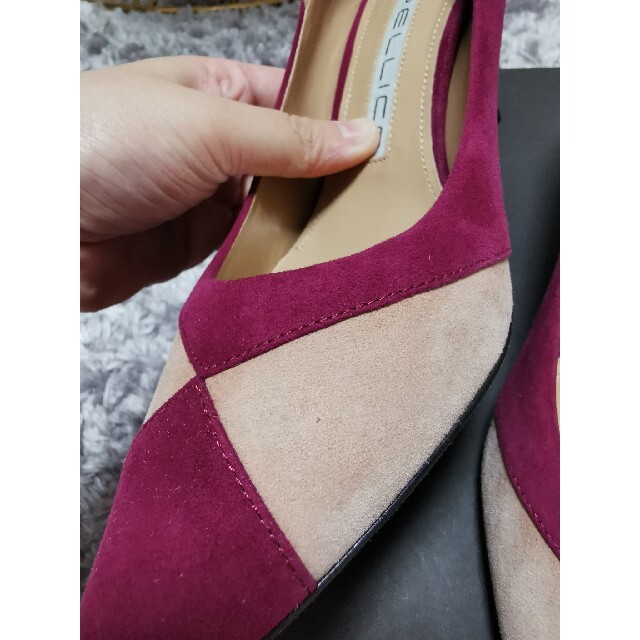 PELLICO(ペリーコ)のPELLICO ピンク バイカラー パンプス レディースの靴/シューズ(ハイヒール/パンプス)の商品写真
