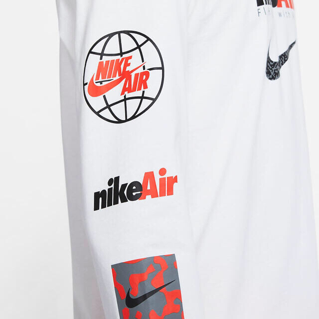 NIKE(ナイキ)の新品 M NIKE ナイキ エア ロンT 長袖Tシャツ 白 M メンズのトップス(Tシャツ/カットソー(七分/長袖))の商品写真