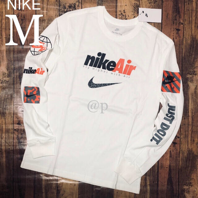 NIKE - 新品 M NIKE ナイキ エア ロンT 長袖Tシャツ 白 Mの通販 by M's