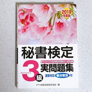 秘書検定３級実問題集 ２０１９年度版(資格/検定)