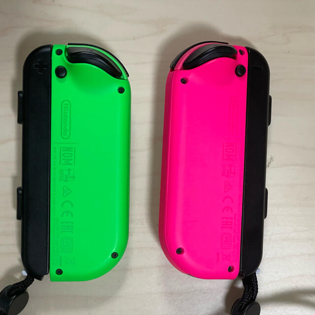 Nintendo Switch(ニンテンドースイッチ)のNintendo Switch Joy-Con ネオングリーン ネオンピンク エンタメ/ホビーのゲームソフト/ゲーム機本体(その他)の商品写真