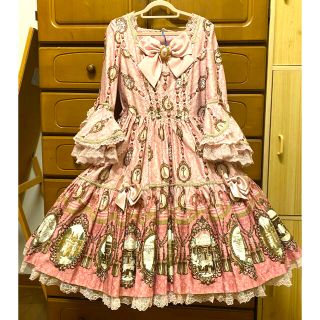 アンジェリックプリティー(Angelic Pretty)のカメオウィンドウドレスセット(ひざ丈ワンピース)