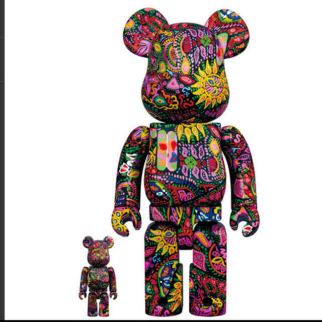 エンタメ/ホビーBE@RBRICK Psychedelic Paisley 100% 400%