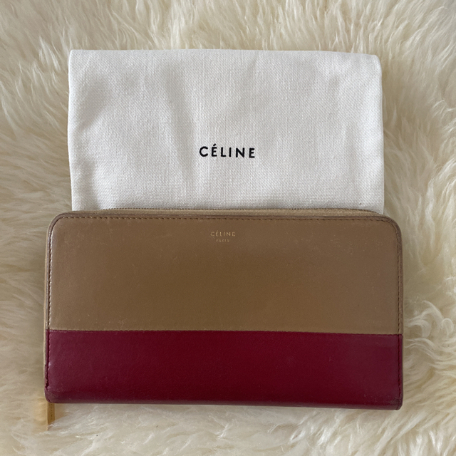 CELINE セリーヌ バイカラー 長財布-