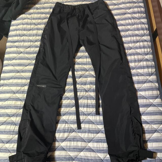 ワークパンツ/カーゴパンツfear of god nylon baggy pants black sサイズ