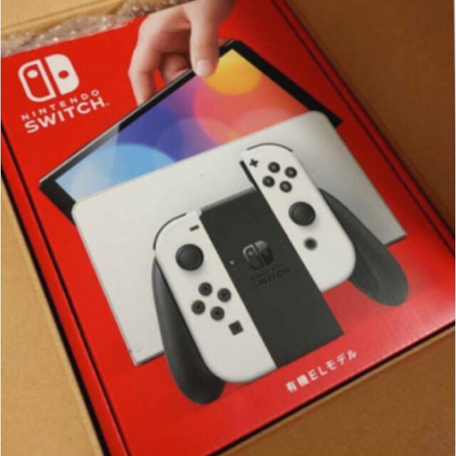 新品 Nintendo 新品未開封 領収書有り ホワイト 有機ELモデル Switch