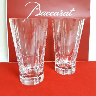 バカラ(Baccarat)のバカラ トリアードH ハイボール ペア グラス 希少 廃盤(食器)