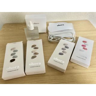 ohora★中古2箱＆リムーバー★未開封2箱★ランプ★6点セット♪(ネイル用品)