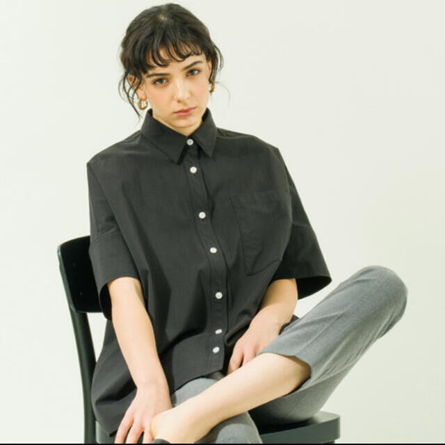 YONFA big box shirt（Black）ビックシャツ ユニセックス www