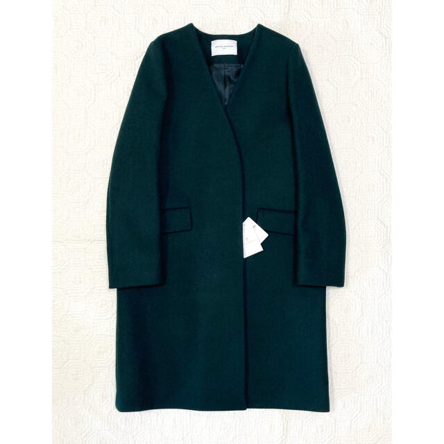 UNITED ARROWS - 新品ユナイテッドアローズウールvネックノーカラー