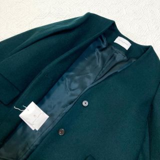 「新品ユナイテッドアローズウールvネックノーカラーコート40