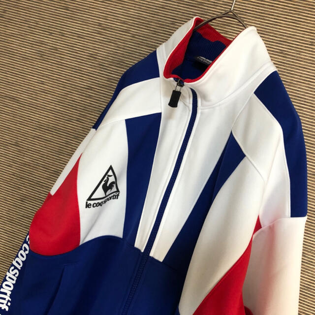 le coq sportif(ルコックスポルティフ)の【ルコック】90年代　90s　ジャージ　トラックジャケット　ビンテージ　日本製M メンズのトップス(ジャージ)の商品写真