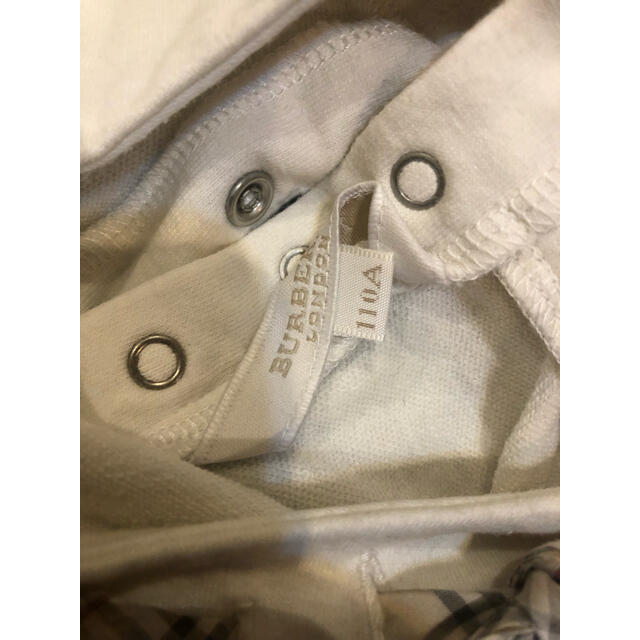 BURBERRY(バーバリー)のバーバリー　110 カットソー　ノバチェック　リボン キッズ/ベビー/マタニティのキッズ服女の子用(90cm~)(Tシャツ/カットソー)の商品写真