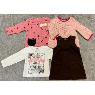 ベビーギャップ(babyGAP)の女の子 トップス カットソー ワンピース セーター 4点セット Baby GAP(ニット/セーター)