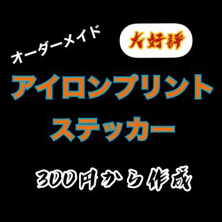 アイロンプリントシール　オーダー受付　ゼッケン　ユニフォーム(モトクロス用品)