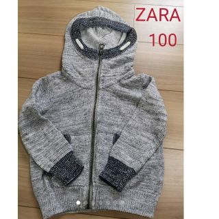 ザラ(ZARA)のZARAザラニットパーカーサイズ104男女(ニット)