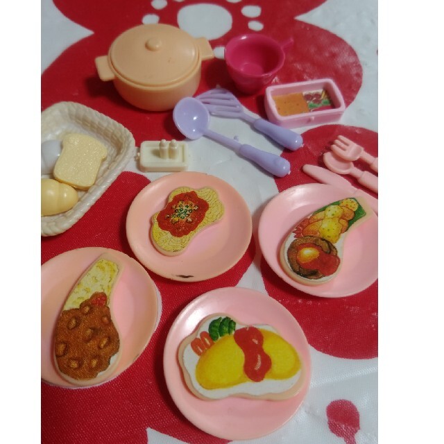 リカちゃん　ミニチュアフード　かわいいお食事セット キッズ/ベビー/マタニティのおもちゃ(その他)の商品写真
