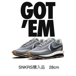 ナイキ(NIKE)のLDワッフル×sacai×COLT  Cool Grey(スニーカー)