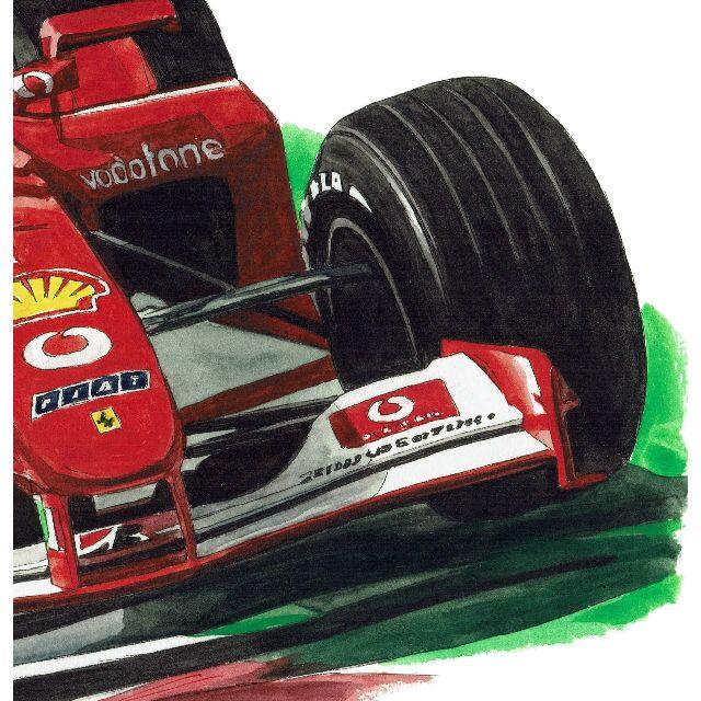 GC-1853 Ferrari F-1限定版画サイン額装作家平右ヱ門 8