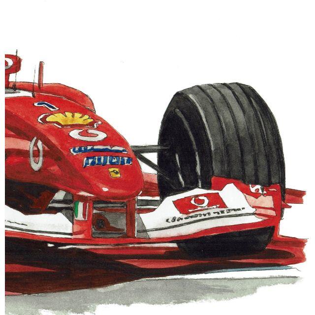 GC-1854 Ferrari F-1限定版画サイン額装作家平右ヱ門 8