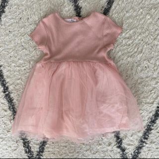 ザラキッズ(ZARA KIDS)のzara babygirl チュールワンピ　98㎝(ワンピース)