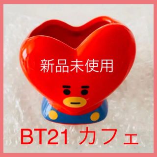 ボウダンショウネンダン(防弾少年団(BTS))のBT21カフェ TATA ダイカットマグカップ(キャラクターグッズ)