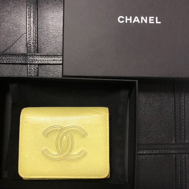 最新のデザイン CHANEL - シャネル　折りたたみ財布 財布