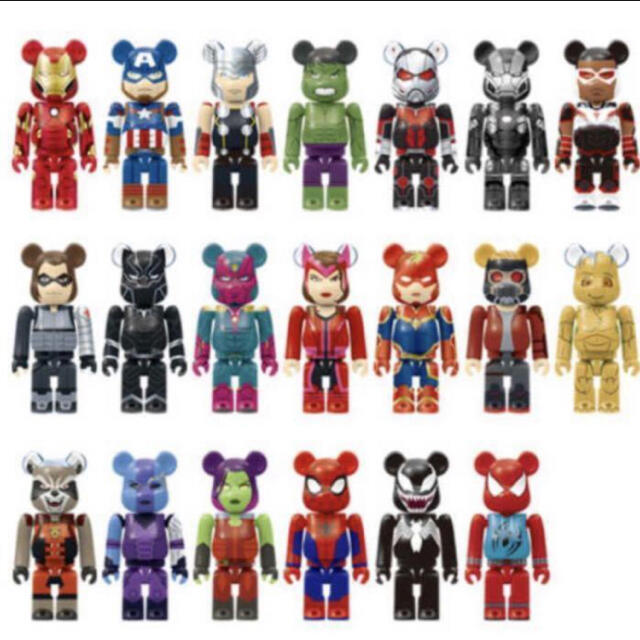 ハッピーくじ Marvel BE@RBRICK 1-20 ベアブリック賞 全種アメコミ