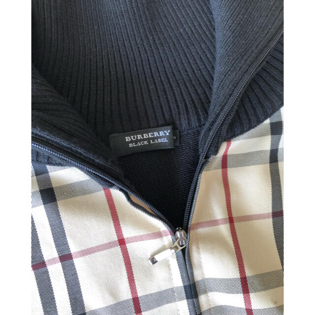 BURBERRY BLACK LABEL(バーバリーブラックレーベル)のBURBERRY BLACK LABEL. フルジップセーター メンズのトップス(ニット/セーター)の商品写真