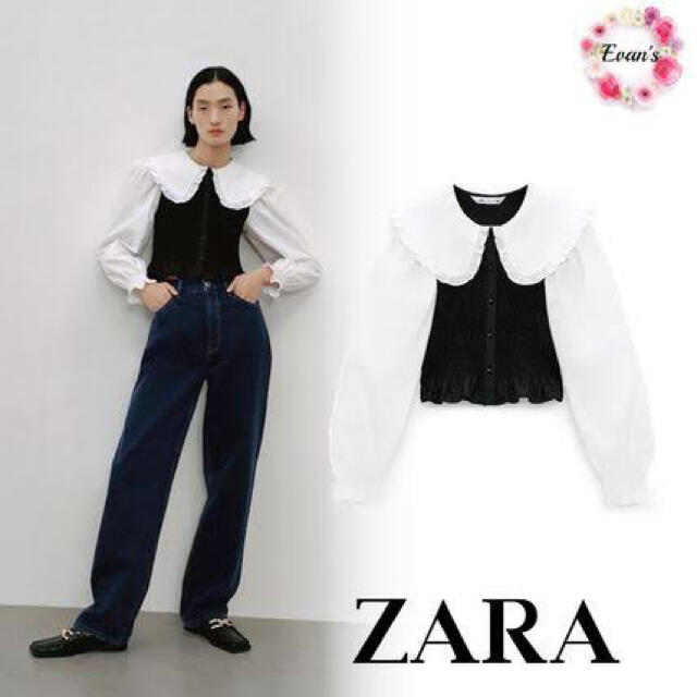 ZARA(ザラ)のZARA ブラウス レディースのトップス(シャツ/ブラウス(長袖/七分))の商品写真