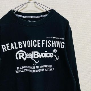 リアルビーボイス(RealBvoice)の一点物　リアルビーボイス（RealBvoice）ビッグプリント　デカロゴ　ロンT(Tシャツ/カットソー(七分/長袖))