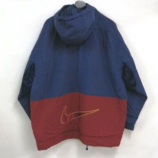 ナイキ(NIKE)のvintage NIKE 中綿入り big swoosh jacket(マウンテンパーカー)