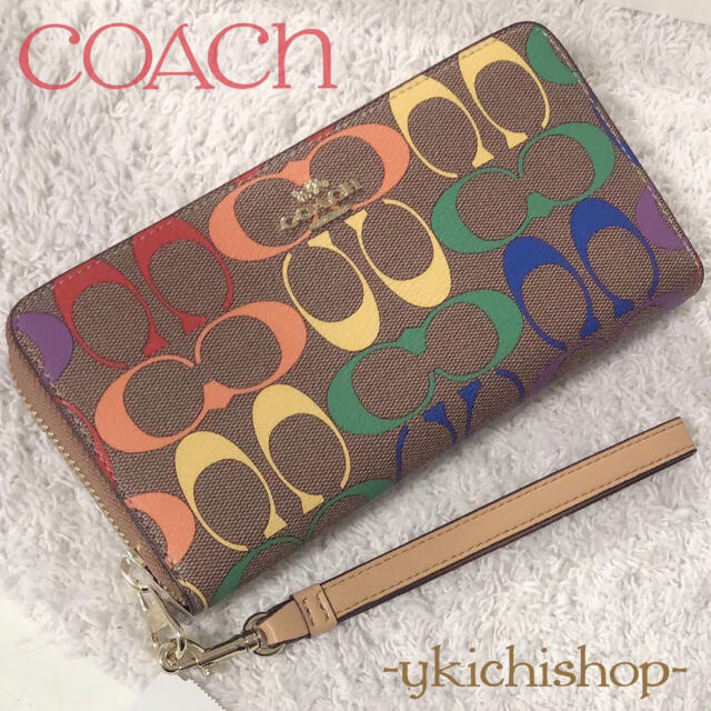 COACH - COACH 長財布 カラフル コーチ財布 レディース財布 ギフト