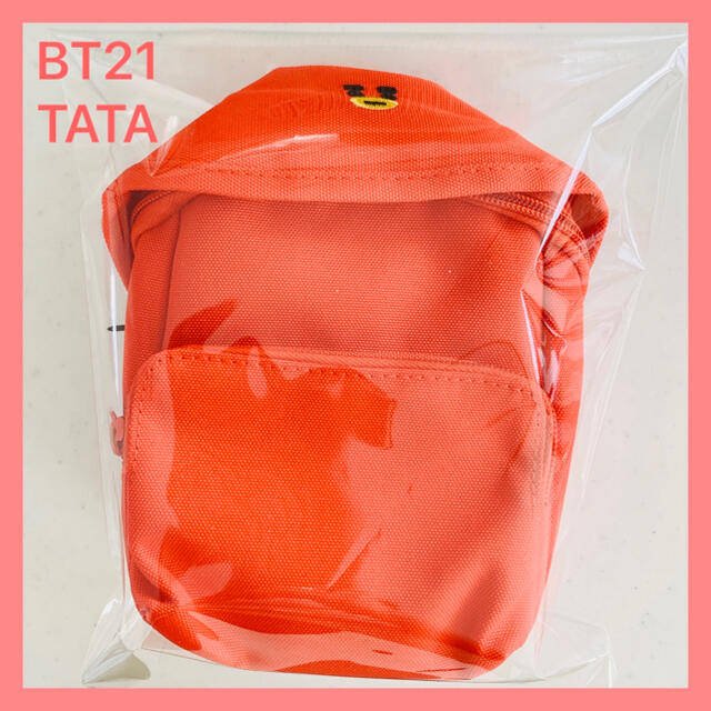 防弾少年団(BTS)(ボウダンショウネンダン)のBT21 TATA ミニスリングバッグ エンタメ/ホビーのおもちゃ/ぬいぐるみ(キャラクターグッズ)の商品写真