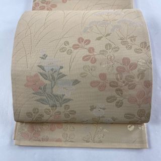 袋帯 美品 秀品 六通 正絹 【中古】(帯)