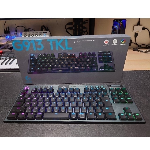 ◇本日で出品終了◇Logicool G913TKLリニア(赤軸)中古品 全てのタイム