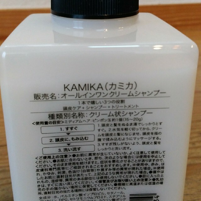 KAMIKA オールインシャンプー 専用スプーン付 送料無料