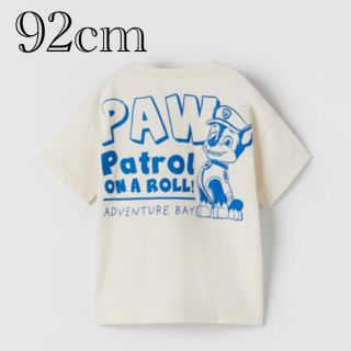 ザラキッズ(ZARA KIDS)の《新作》新品　パウパトロール　Tシャツ　1歳半〜2歳　92cm(Tシャツ/カットソー)