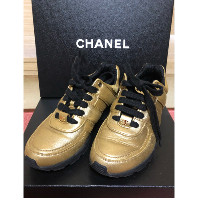 スニーカーCHANEL 靴23センチ