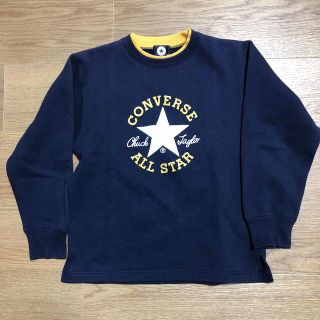 コンバース(CONVERSE)のトレーナー　ネイビー　コンバース　　140      目立った汚れなし(Tシャツ/カットソー)