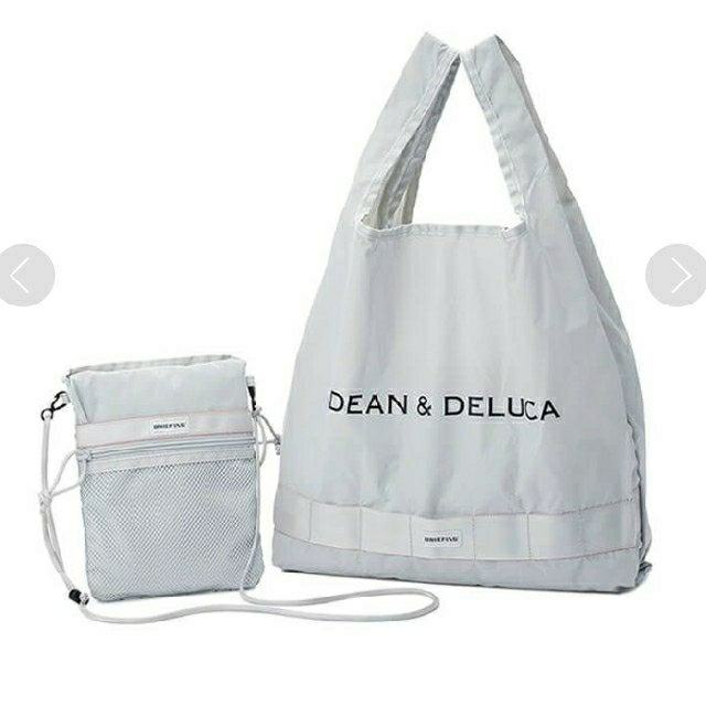 DEAN & DELUCA(ディーンアンドデルーカ)のDEAN&DELUCA × BRIEFINGサコッシュトートバッグ ライトグレー レディースのバッグ(エコバッグ)の商品写真