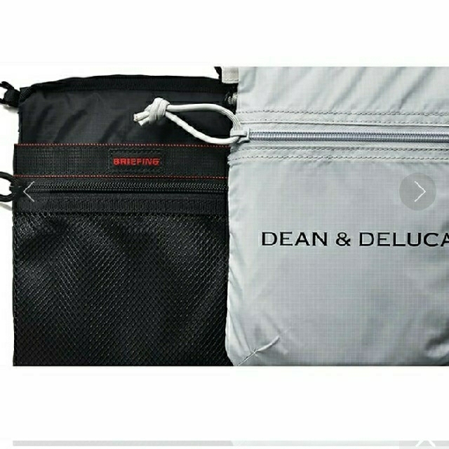 DEAN&DELUCA × BRIEFINGサコッシュトートバッグ ライトグレー