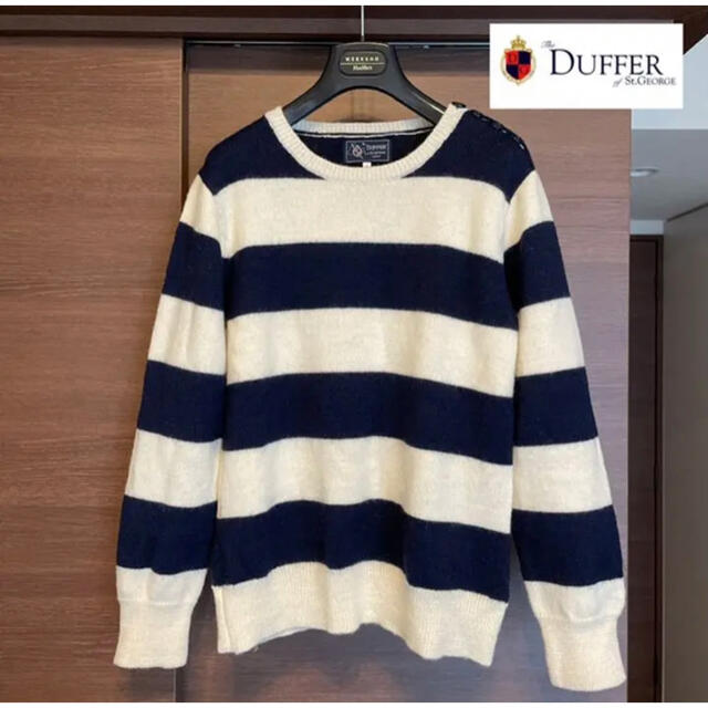 The DUFFER of ST.GEORGE(ザダファーオブセントジョージ)の☆ザダファーオブセントジョージ ボーダー ニット セーター『L』☆ レディースのトップス(ニット/セーター)の商品写真