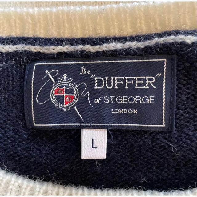 The DUFFER of ST.GEORGE(ザダファーオブセントジョージ)の☆ザダファーオブセントジョージ ボーダー ニット セーター『L』☆ レディースのトップス(ニット/セーター)の商品写真