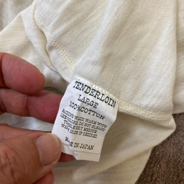 TENDERLOIN(テンダーロイン)のテンダーロイン　ヘンリーネック　Tシャツ　L メンズのトップス(Tシャツ/カットソー(半袖/袖なし))の商品写真