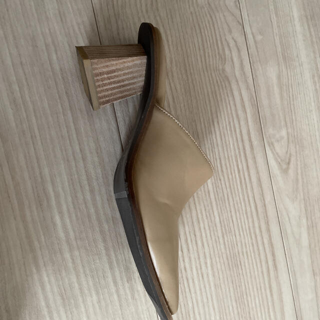 nokcha wood heal mule beige 24 レディースの靴/シューズ(ミュール)の商品写真