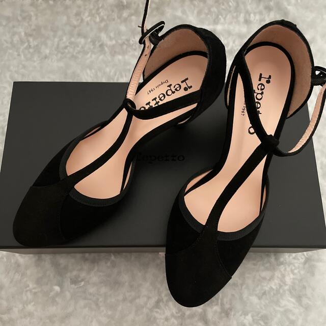 repetto Tストラップ ヒールシューズ