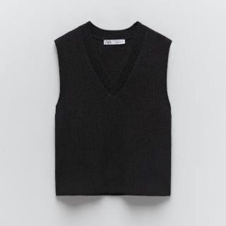 ザラ(ZARA)のニットベスト(ベスト/ジレ)